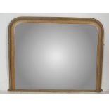 ANTIQUE VICTORIAN 19TH CENTURY OVERMANTEL MIRROR