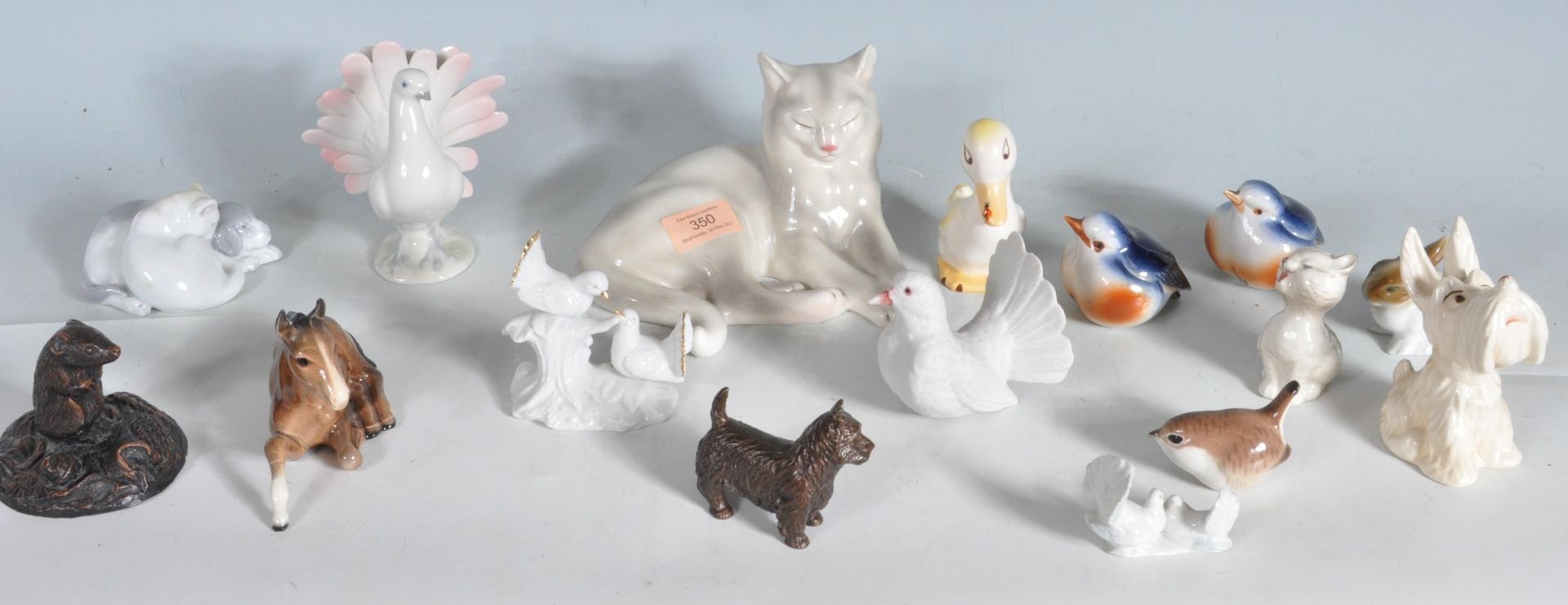 COLLECTION OF CERAMIC ANIMAL FIGURINES