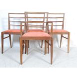 SET OF FOUR VINTAGE 20TH CENTURY DINING CHAIRS IN THE MANNER OF HEALS