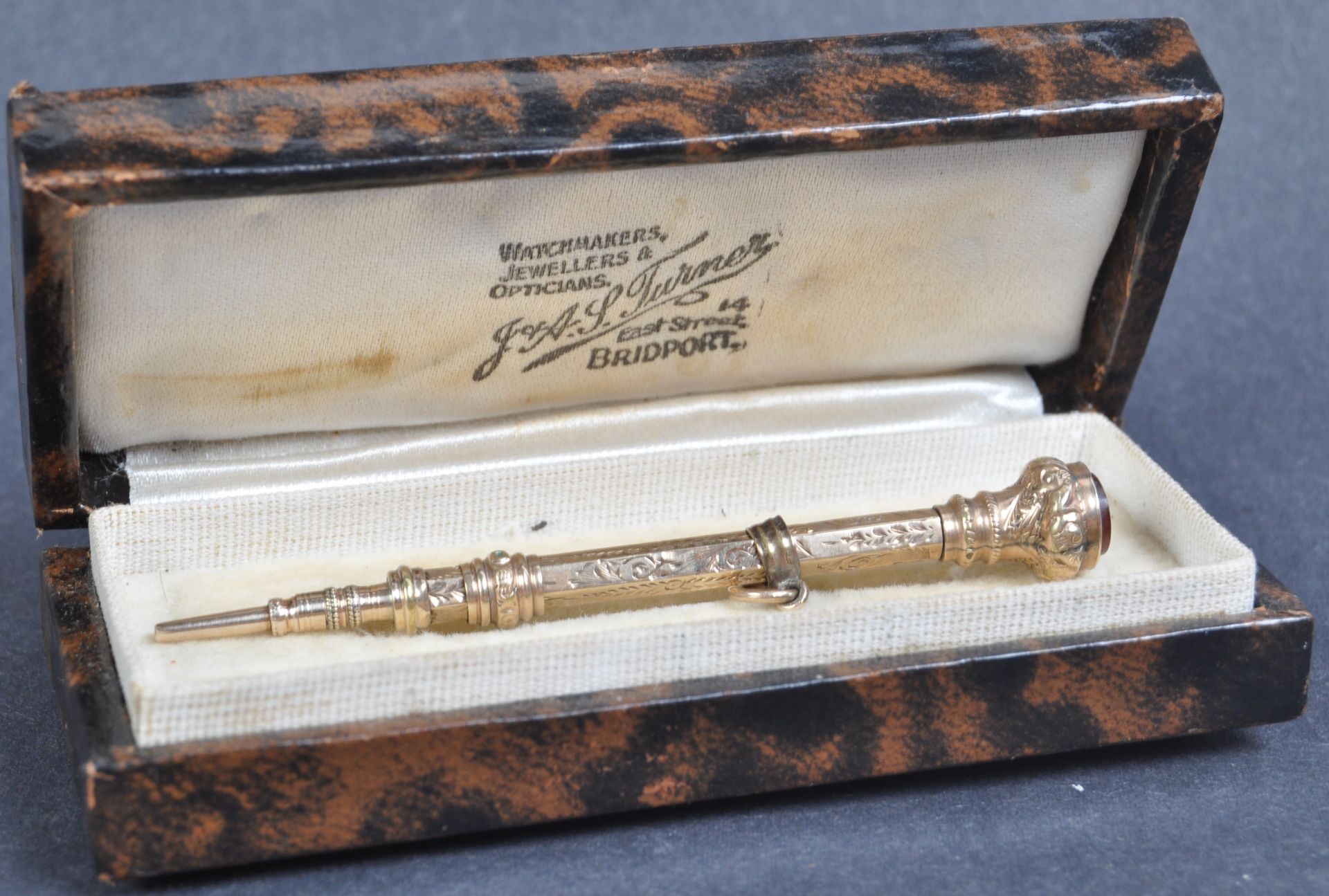 VICTORIAN 9CT GOLD MECHANICAL PENCIL - Image 5 of 5