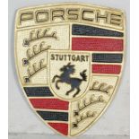 VINTAGE STYLE CAR IRON PORSCHE SIGN