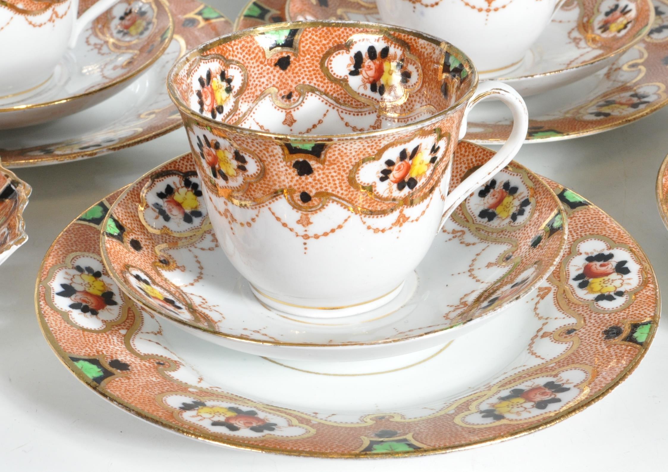 ANTIQUE EARLY 20TH CENTURY ROYAL STAFFORDSHIRE TEA SERVICE - Image 2 of 10