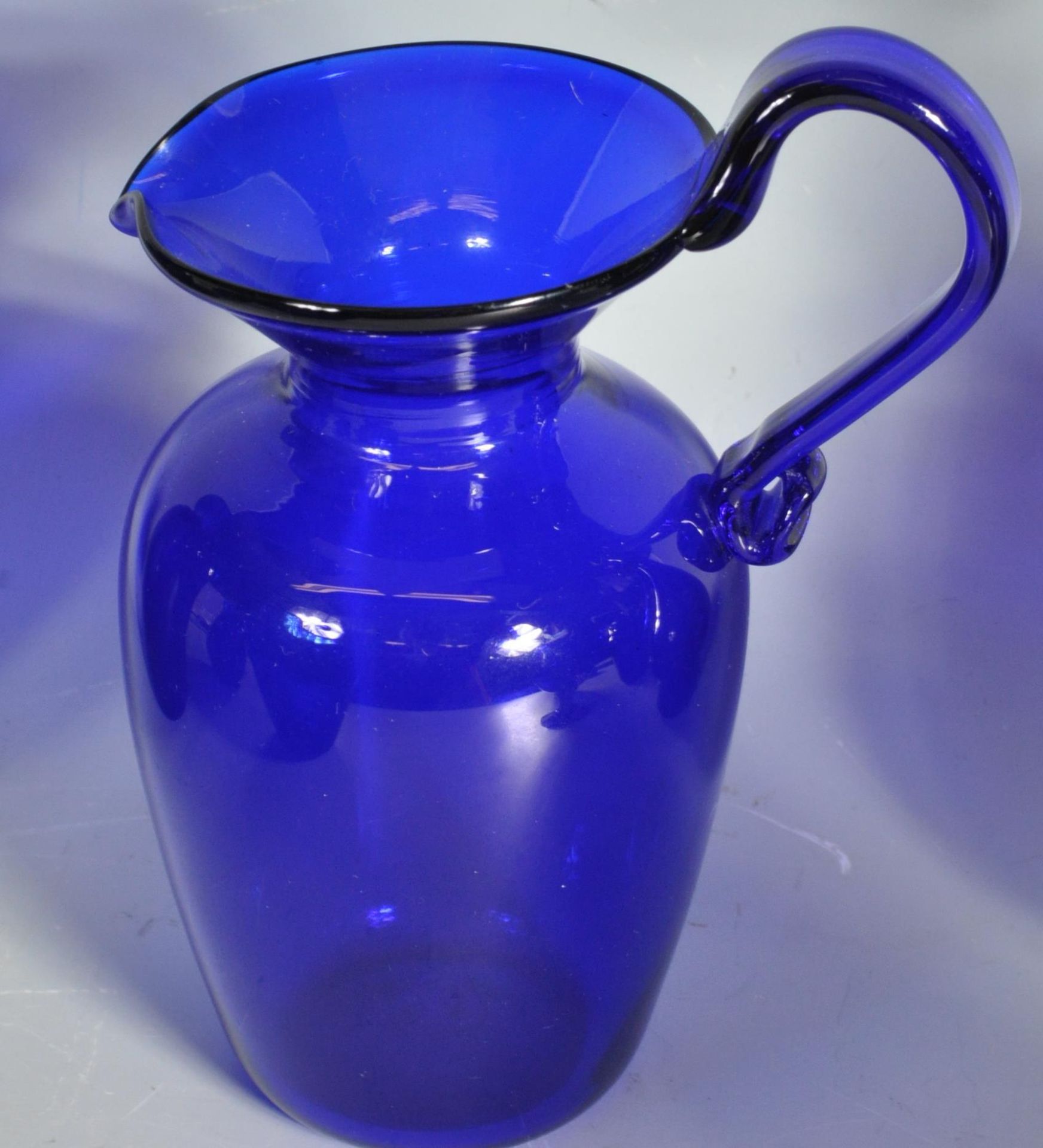 COLLECTION OF VINTAGE BRISTOL BLUE GLASS - Image 8 of 8