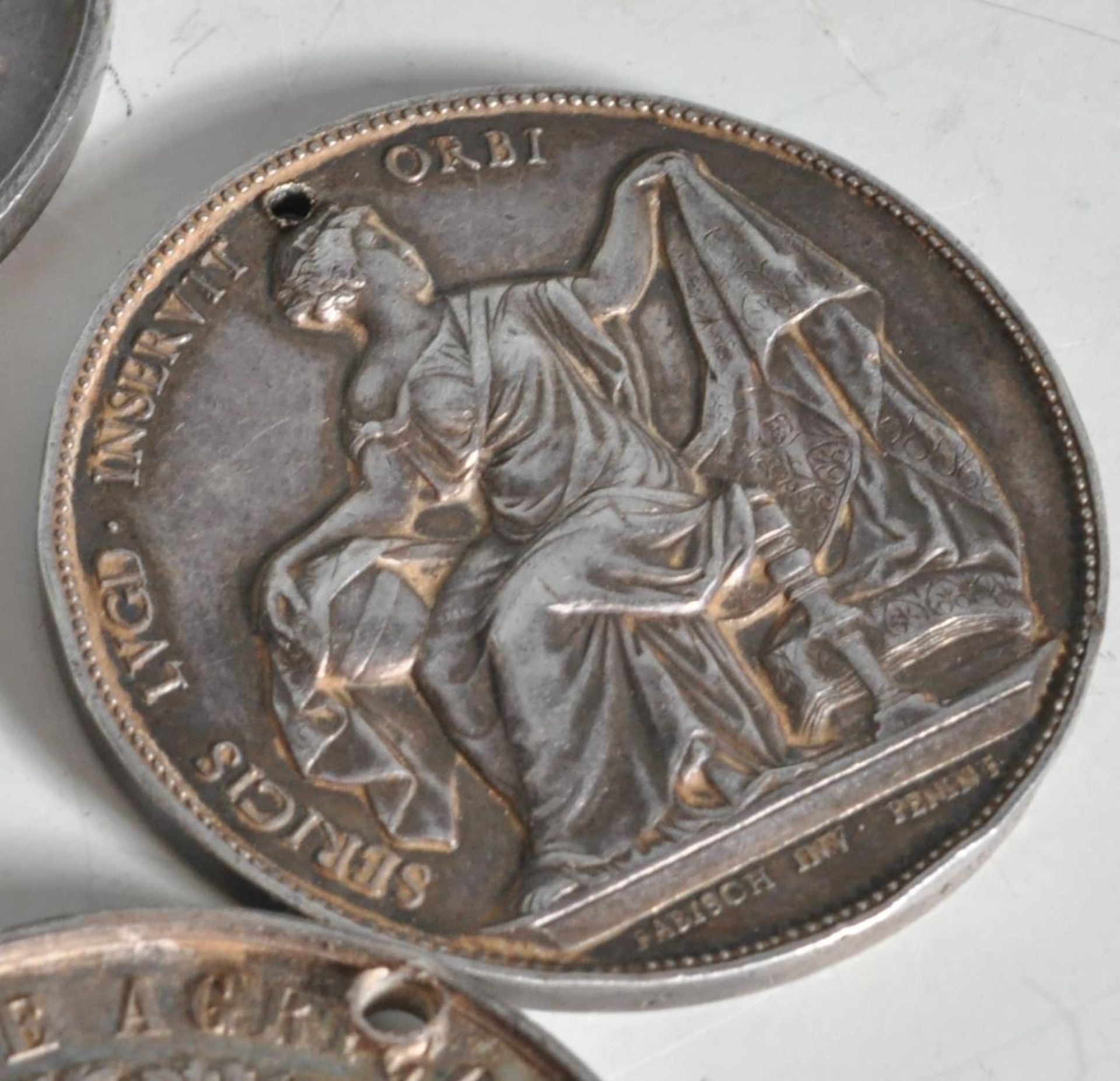 SIX 19TH CENTURY FRENCH AGRICULTURAL SILVER MEDALS - Image 3 of 6