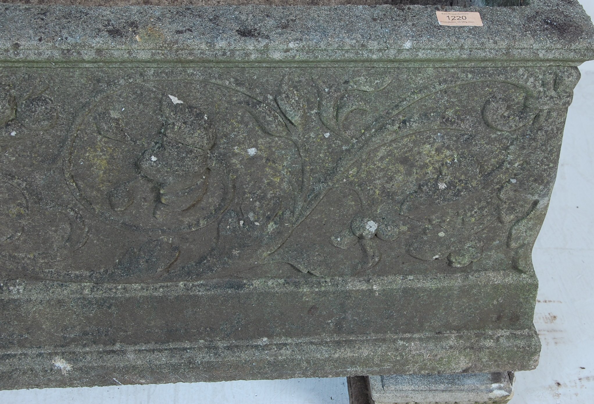LARGE 19TH CENTURY VICTORIAN STONE TROUGH - Image 5 of 6