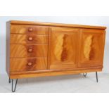 VINTAGE 20TH CENTURY TEAK WOOD NATHAN CIRCLES SIDEBOARD