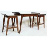 VINTAGE WALNUT VENEERED NEST OF TABLES