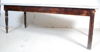 LARGE EARLY 20TH CENTURY DINING TABLE