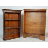 TWO ANTIQUE AND LATER BOOKCASES