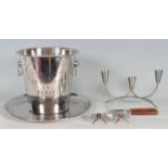 ADVERTISING CHAMPAGNE BUCKET AND SELECTION OF OTHER ITEMS