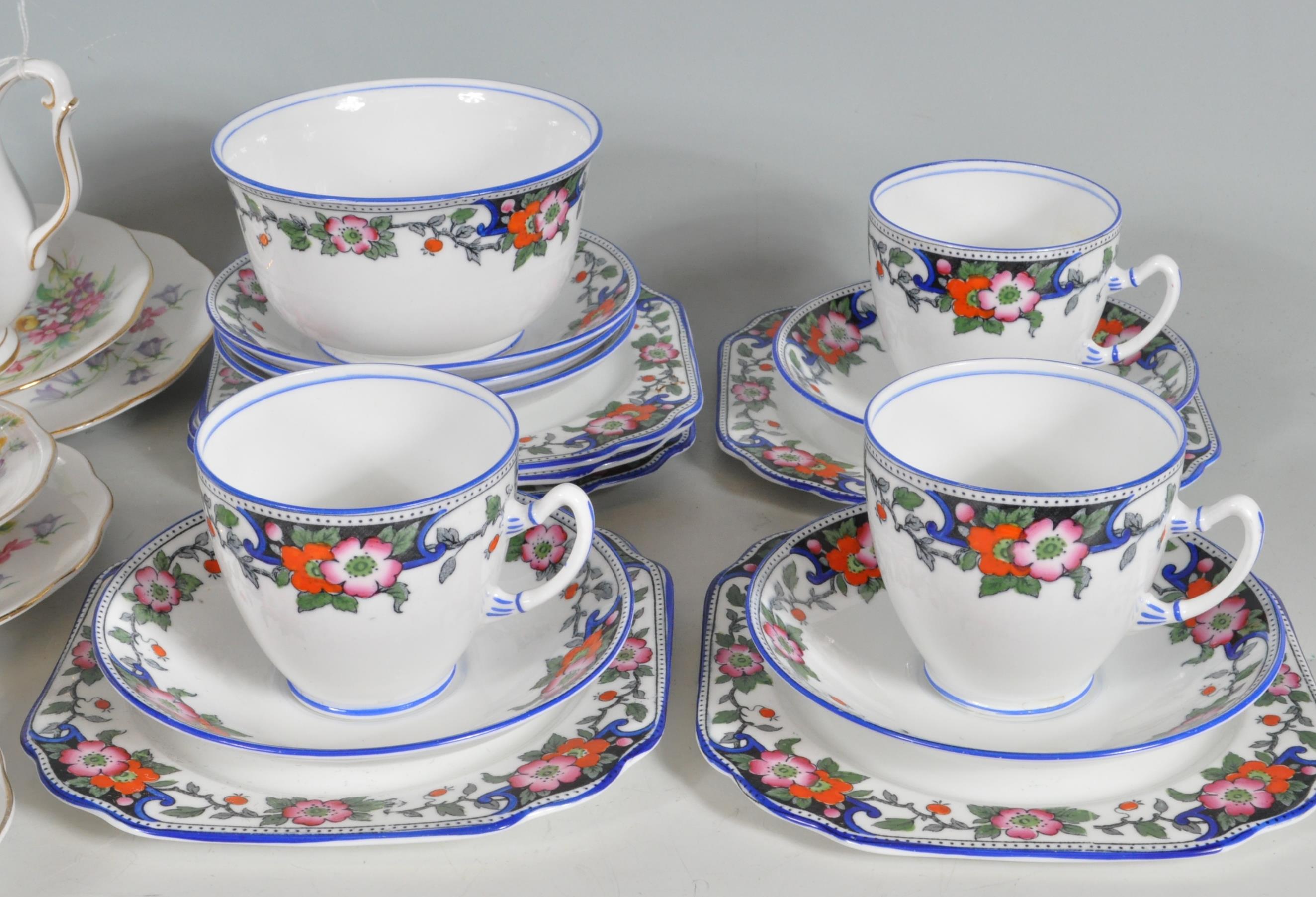 A COLLECTION OF THREE PART TEA SETS - Image 2 of 18