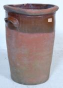 20TH CENTURY TERRACOTTA BRED CROCK