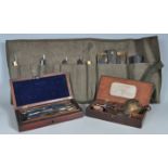 COLLECTION OF 20TH CENTURY CUT THROAT RAZORS