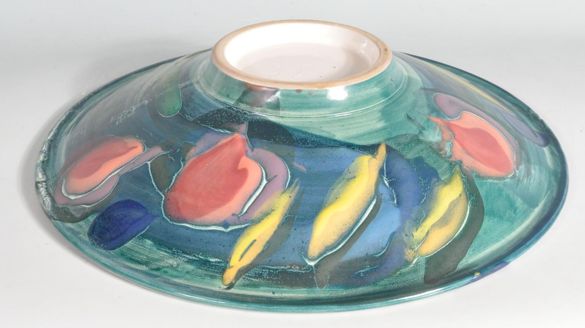 LOUISE GILBERT SCOTT - LOCAL BRISTOL ARTIST - LARGE CENTREPIECE BOWL - Image 6 of 8