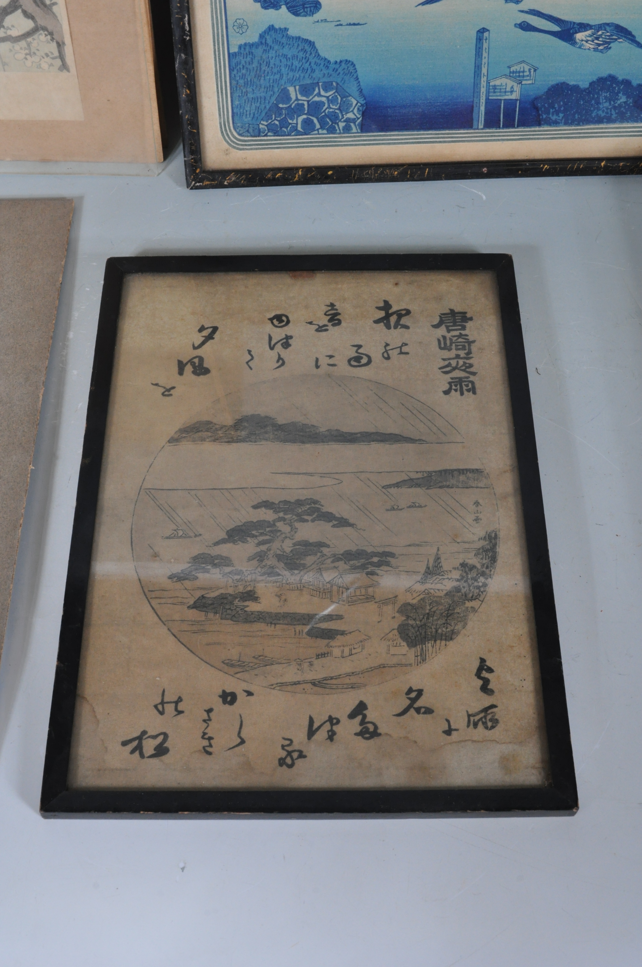 GROUP OF ANTIQUE JAPANESE WOOD BLOCK PRINTS - Image 12 of 13