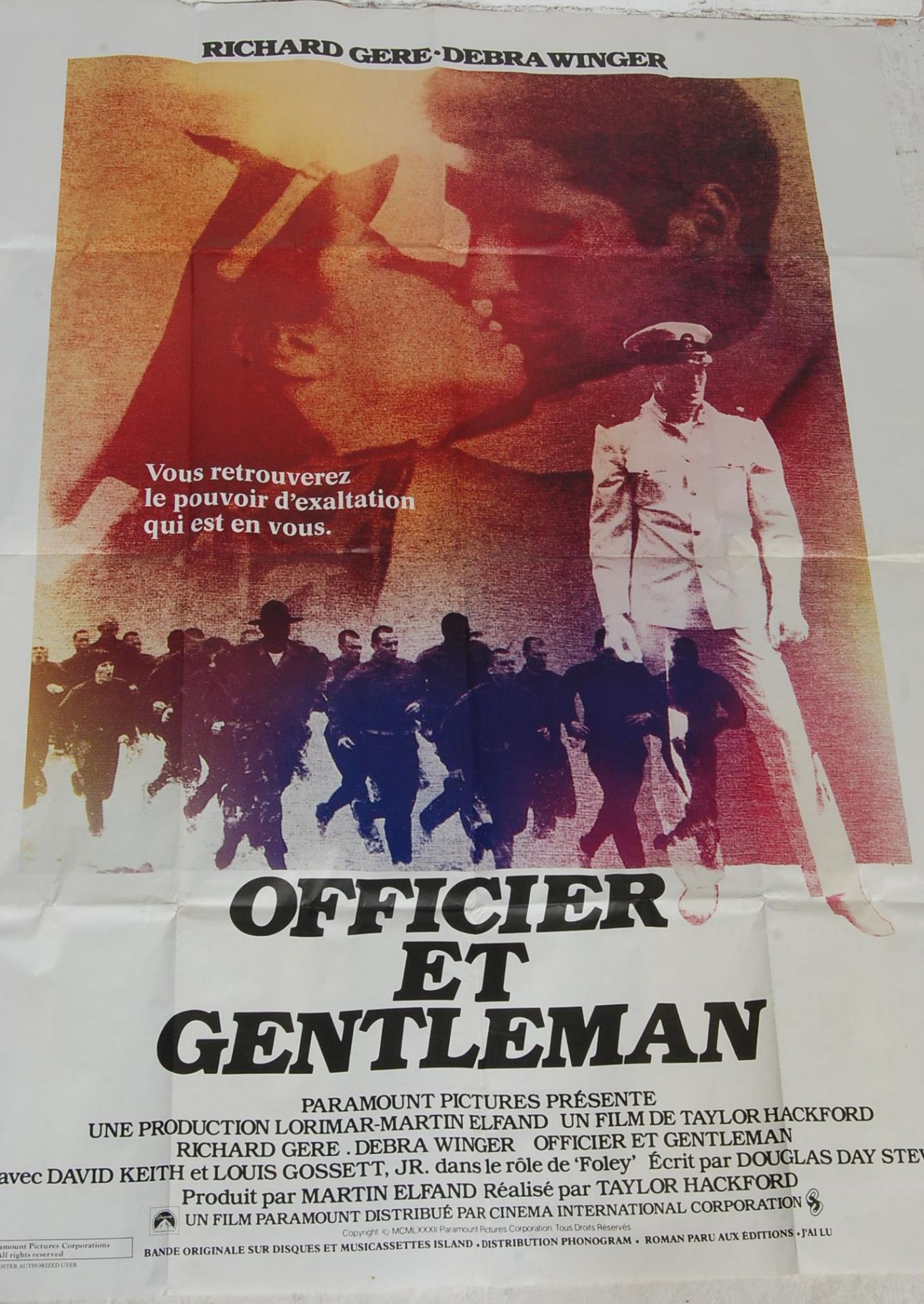 LARGE MOVIE POSTERS - OFFICER AND A GENTLEMAN - THE UNTOUCHABLE - Image 2 of 5