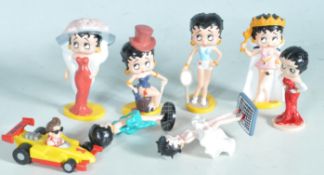 VINTAGE RETRO BETTY BOOP PLASTIC FIGURINES