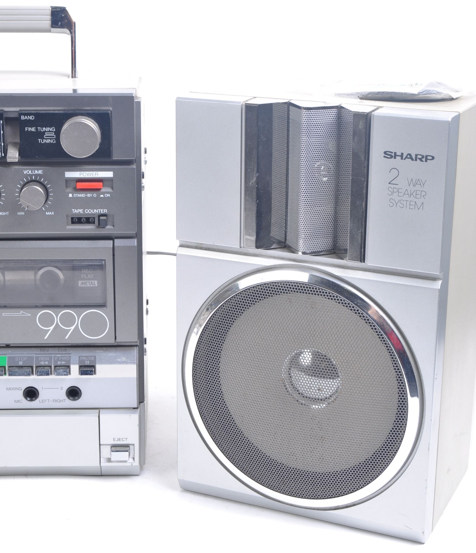 ORIGINAL 1980S SHARP GF-990G GHETTOBLASTER / BOOMBOX RADIO - Bild 9 aus 9