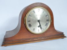 ANTIQUE CAMERER CUSS NAPOLEON'S HAT MANTEL CLOCK