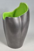 LARGE RETRO STYLE CERAMIC VASE.