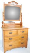 EDWARDIAN ANTIQUE WALNUT DRESSING TABLE CHEST