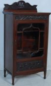 EDWARDIAN MAHOGANY PIER CABINET