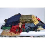 LARGE COLLECTION OF VINTAGE NAUTICAL THEMED MENS TIES AND SCARVES.