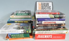 COLLECTION OF BRITAIN’S STEAM, RAILWAY AND TRANSPORT RELATED BOOKS