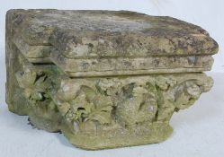 19TH CENTURY VICTORIAN STONE CAUBEL