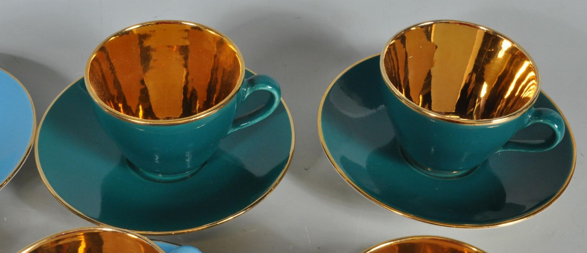 EIGHT PIECE VINTAGE RETRO DANISH COPENHAGEN CONFETTI COFFEE SET / TEA SET - Image 8 of 10