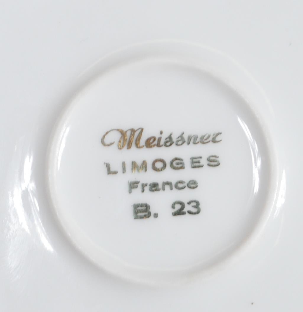 MEISSEN LIMOGES FRENCH CERAMIC CABINET WARE - Image 11 of 12