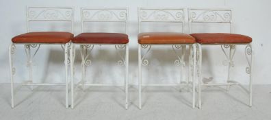 CIRCA 1960’S FRENCE STILE BETAL CHAIRS / CAFE CHAIRS