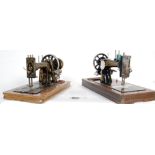 TWO ANTIQUE EARLY 20TH CENTURY SEWING MACHINES