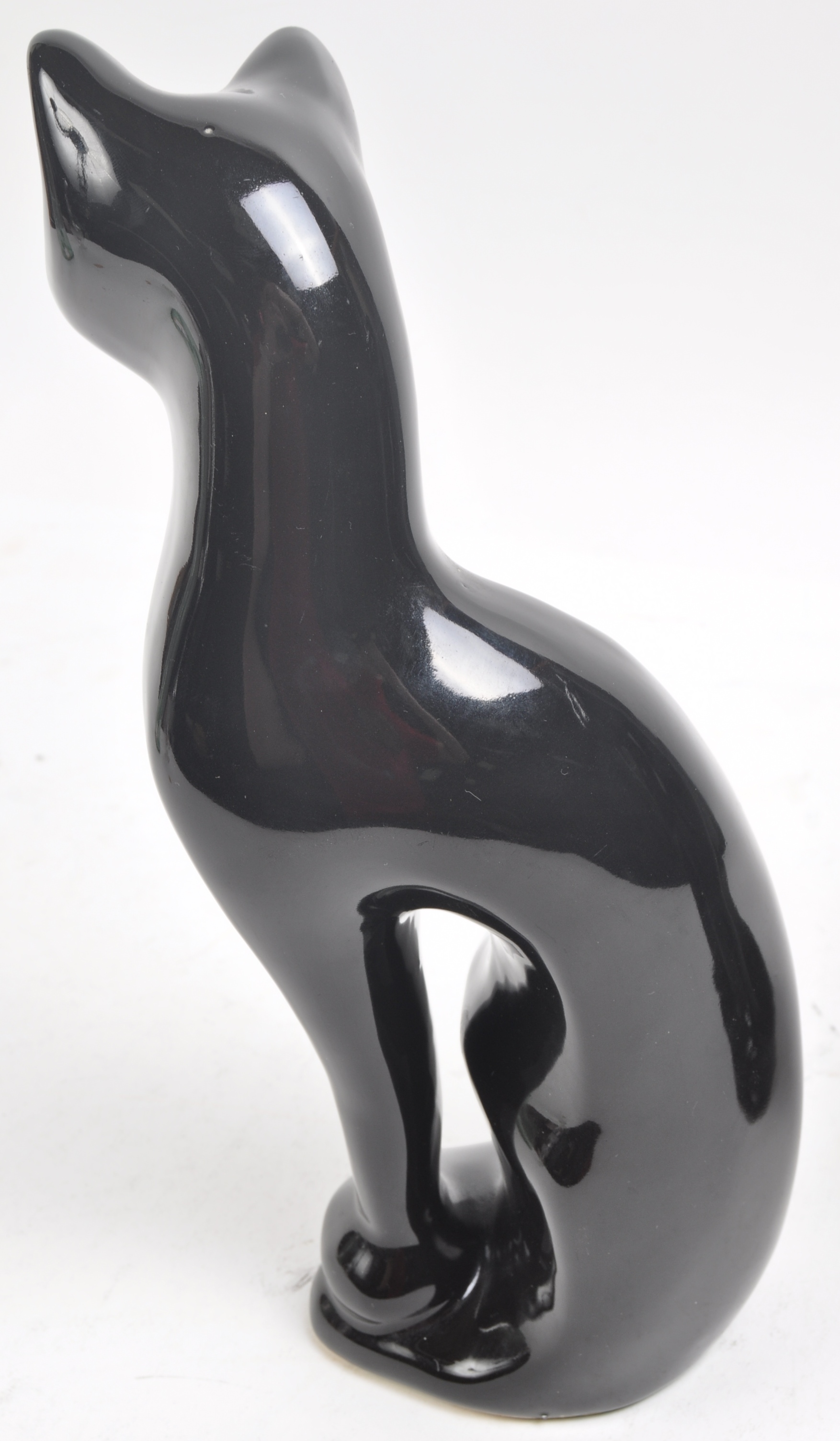 PAIR OF VINTAGE RETRO STYLISED BLACK CAT FIGURINES - Image 4 of 8