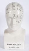 VINTAGE 20TH CENTURY FOWLER - PHRENOLOGY HEAD