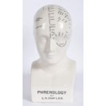 VINTAGE 20TH CENTURY FOWLER - PHRENOLOGY HEAD