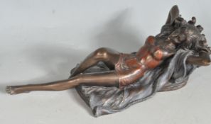 20TH CENTURY ART NOUVEAU EROTIC FIGURINE STATUE