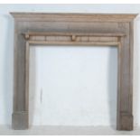 19TH CENTURY VICTORIAN OAK FIREPLACE