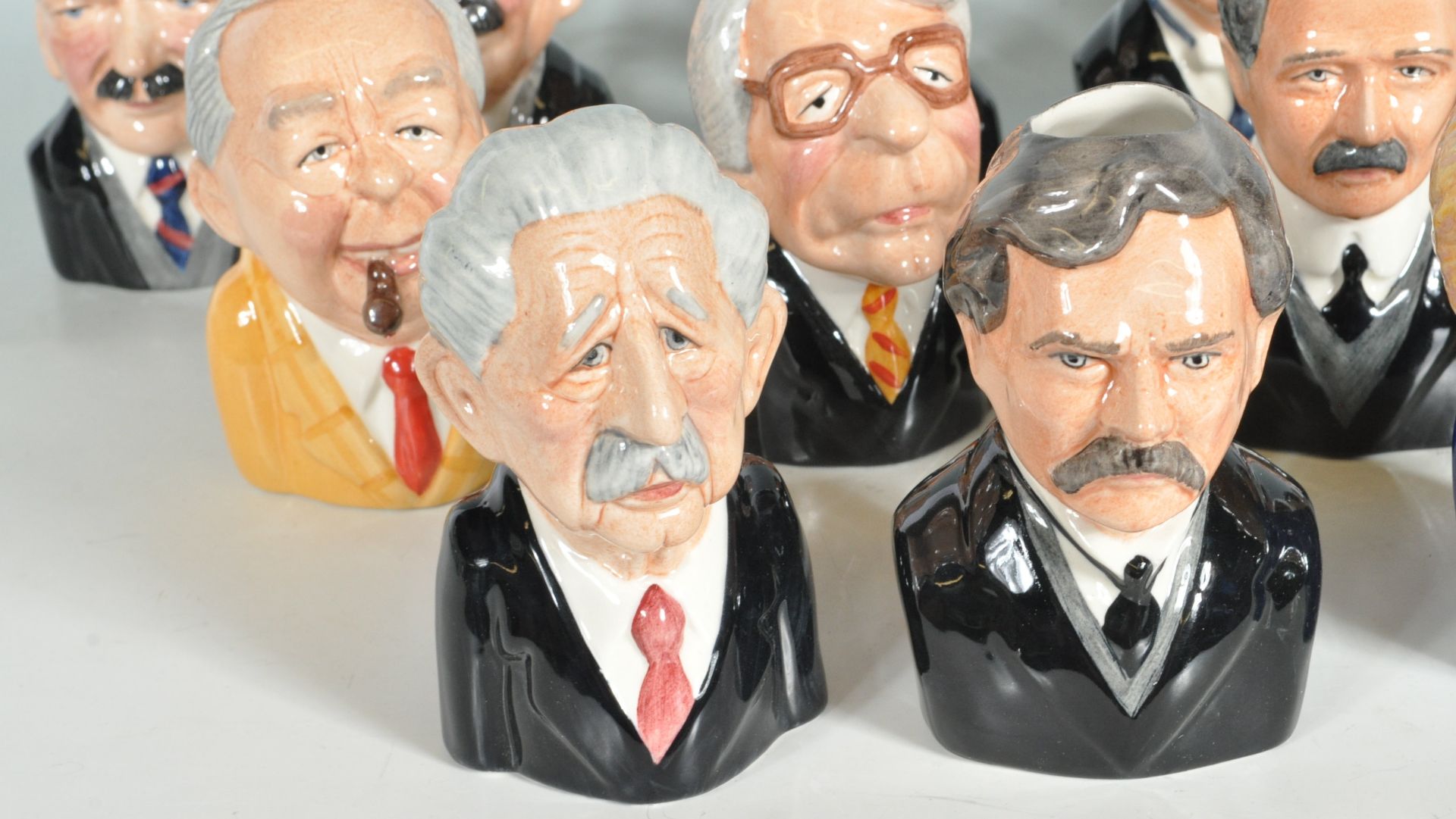 BRITISH PRIME MINISTERS CHARACTER JUGS BY MANOR COLLECTABLES. - Image 2 of 11