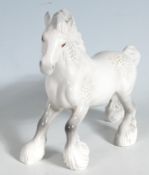 BESWICK DAPPLED GREY SHIRE HORSE