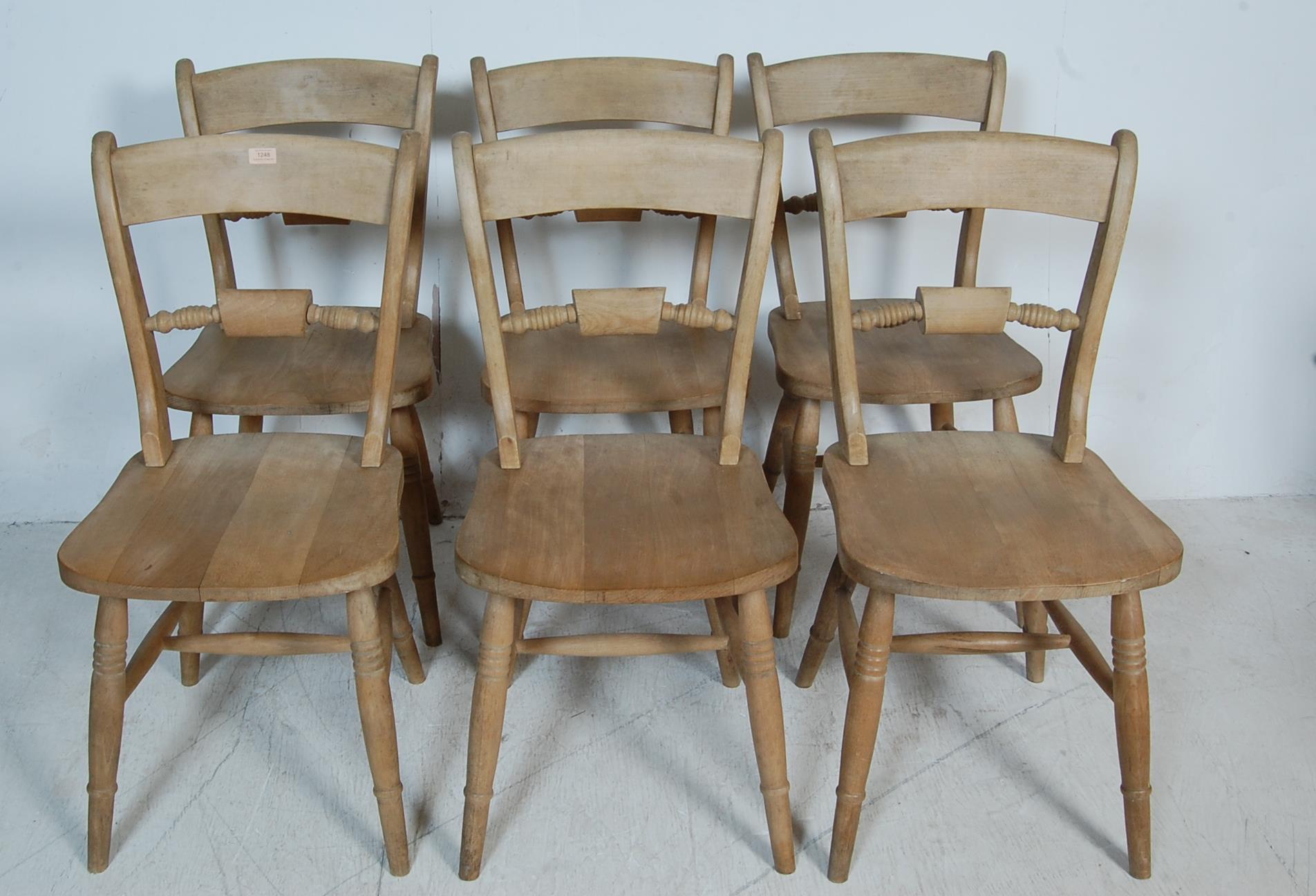 SIX VICTORIAN STYLE DINING CHAIRS - Image 2 of 5