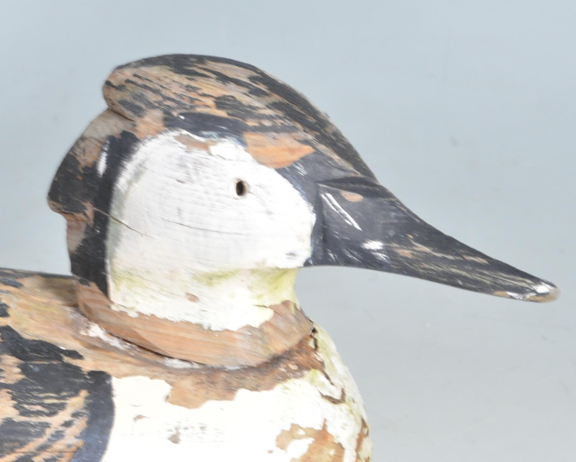 THREE WOODEN DUCK FIGURINES - Image 5 of 5