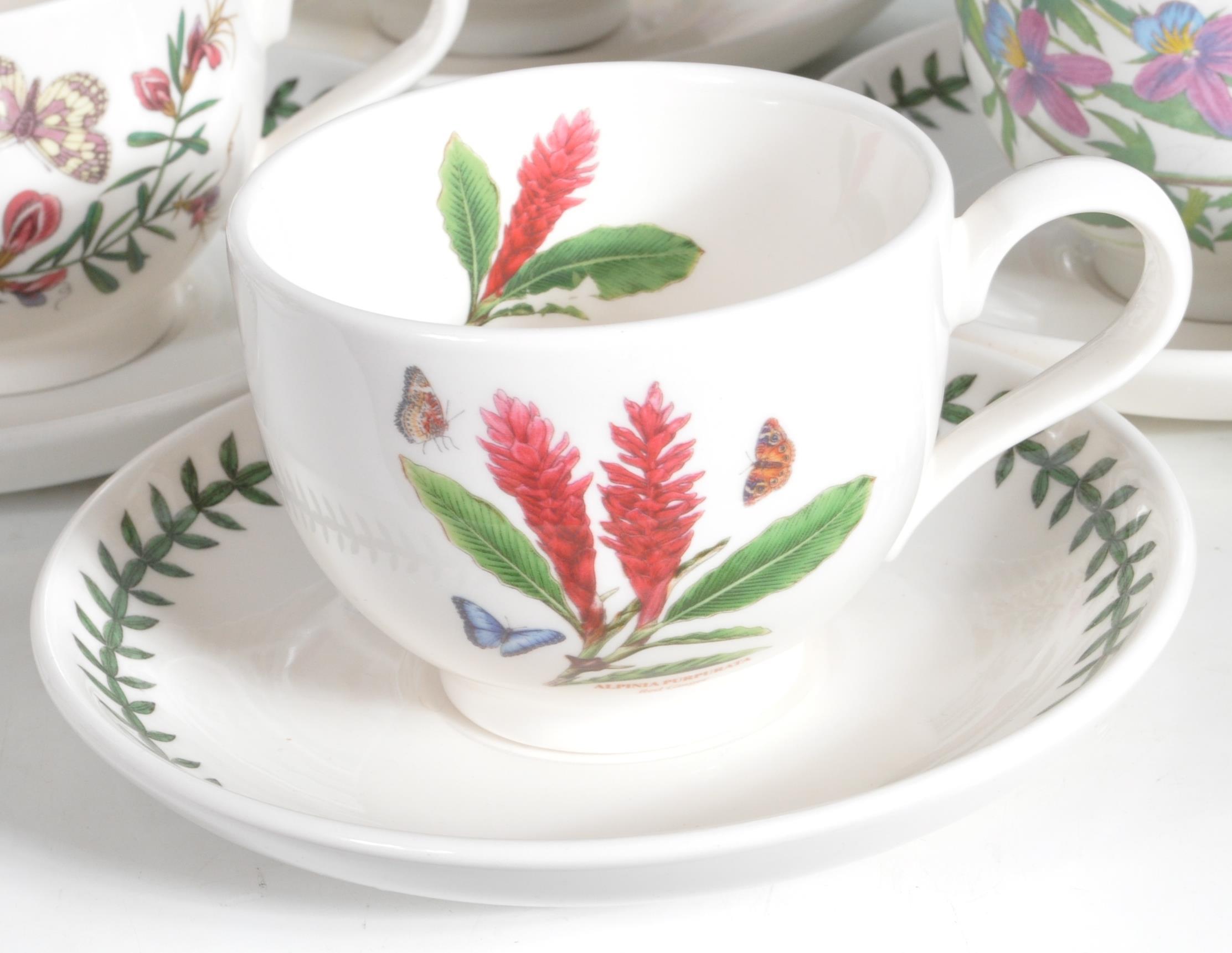 PORTMERION BOTANIC GARDEN PATTERN CERAMIC TEA SET - Image 4 of 15