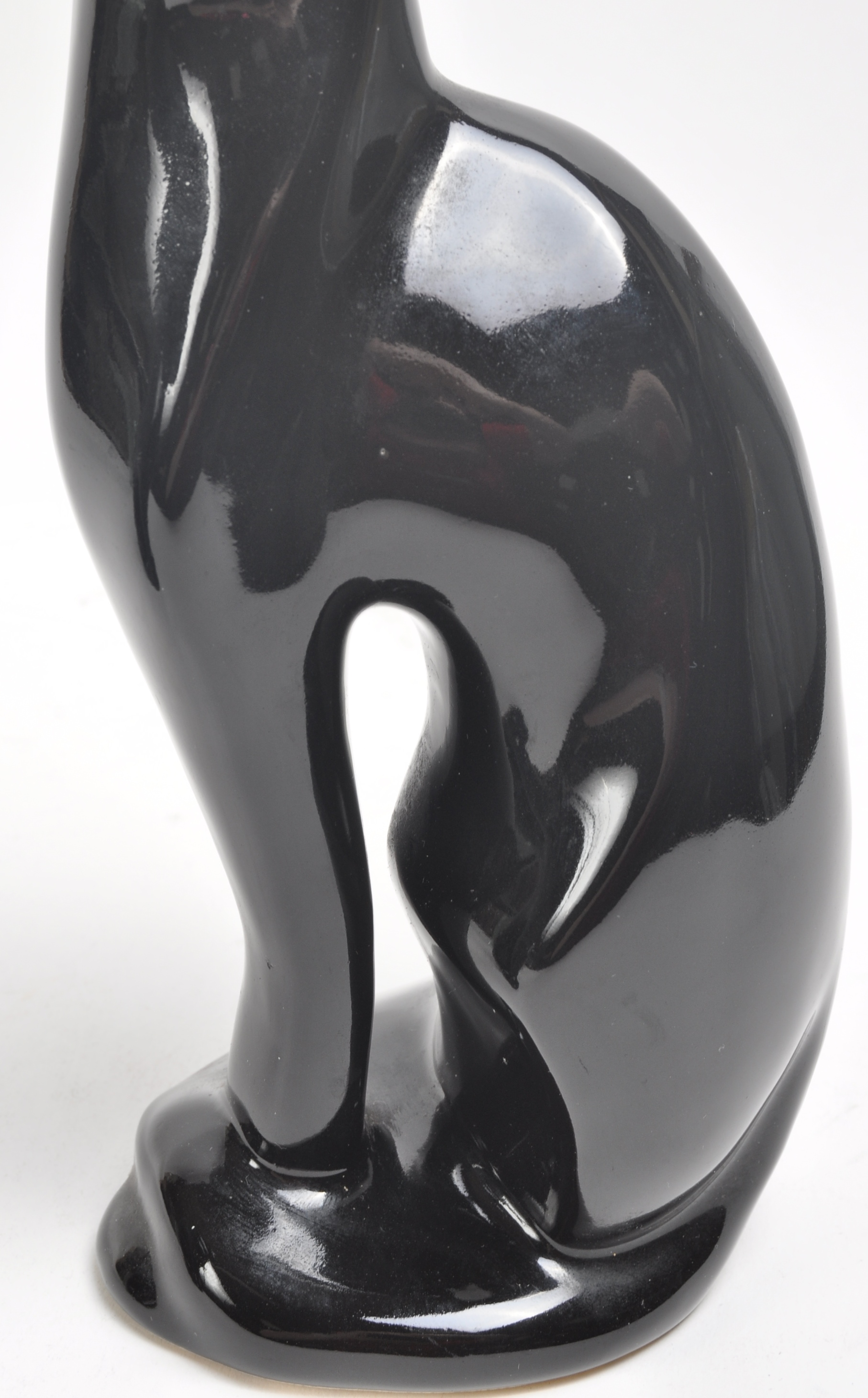 PAIR OF VINTAGE RETRO STYLISED BLACK CAT FIGURINES - Image 3 of 8