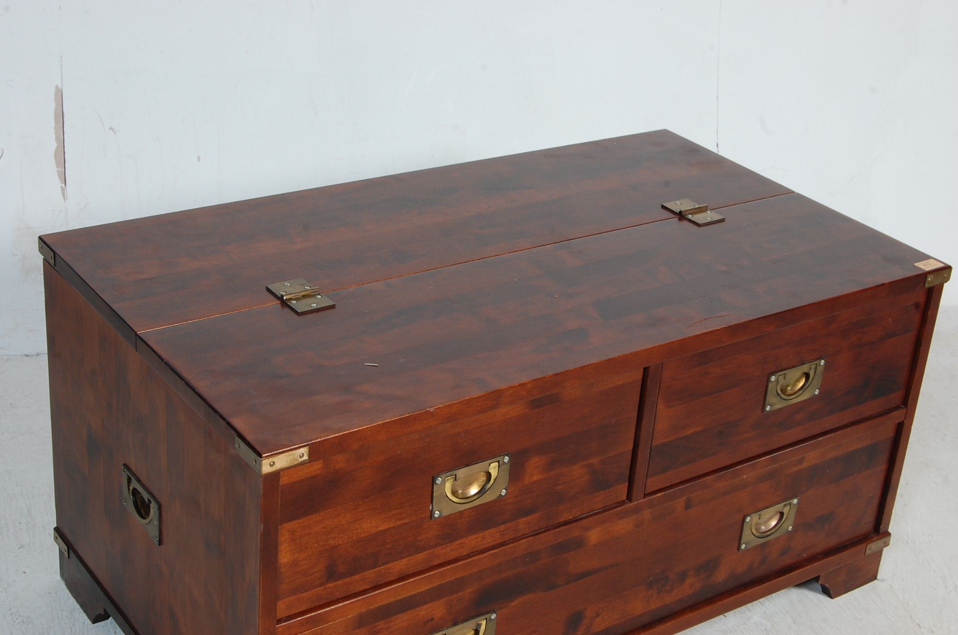 ANTIQUE STYLE LAURA ASHLEY CAMPAIGN CHEST - Image 2 of 5