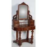 ANTIQUE 19TH CENTURY MAHOGANY DUCHESS TABLE