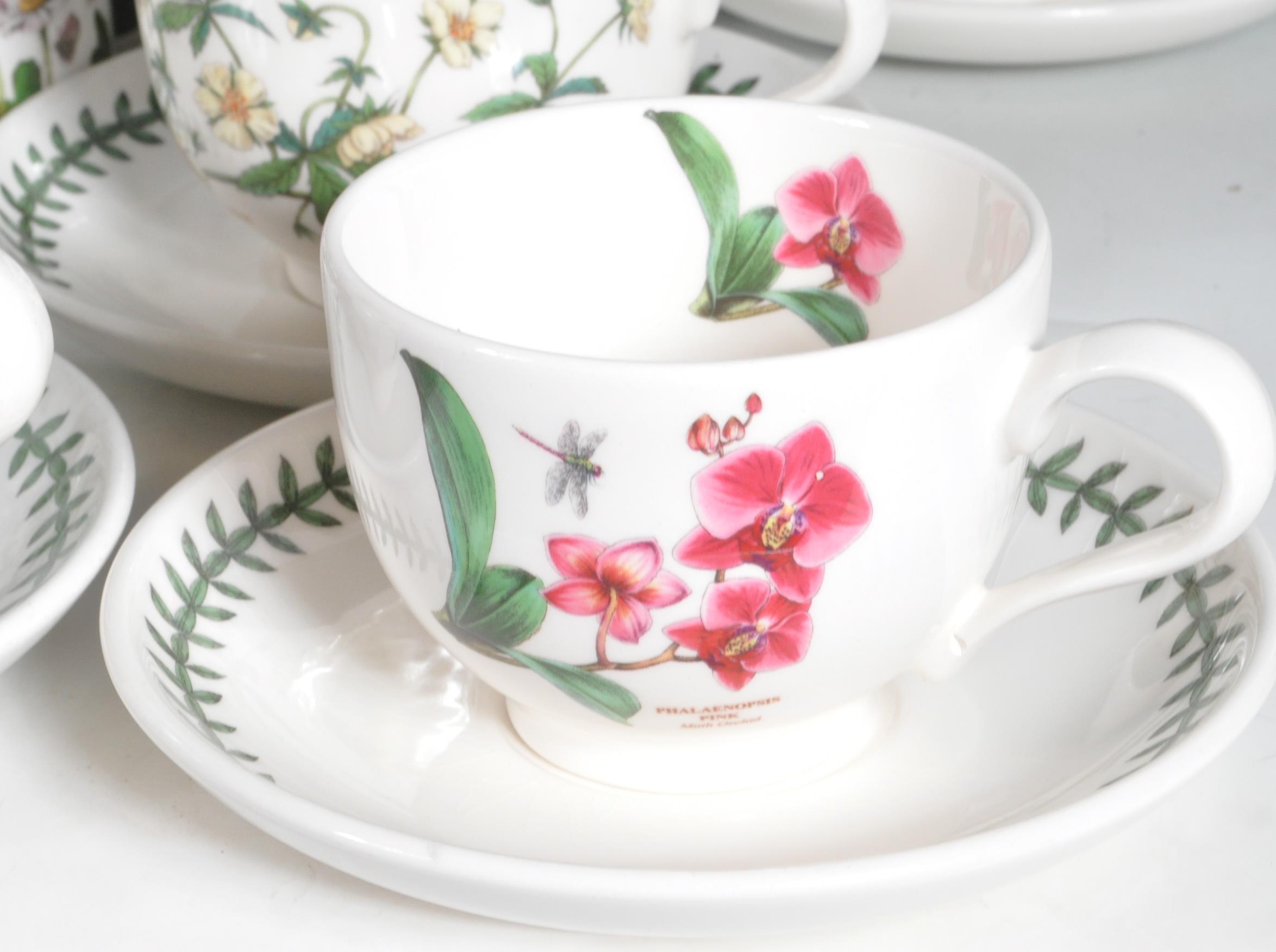 PORTMERION BOTANIC GARDEN PATTERN CERAMIC TEA SET - Image 9 of 15