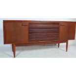 MID 20TH CENTURY TEAK WOOD DANISH INSPIRED SIDEBOARD CREDENZA