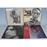BOB DYLAN - GROUP OF FOUR VINYL RECORD ALBUMS