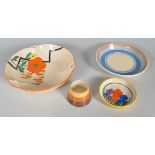 COLLECTION OF EARLY 20TH CENTURY CLARICE CLIFF CERAMICS